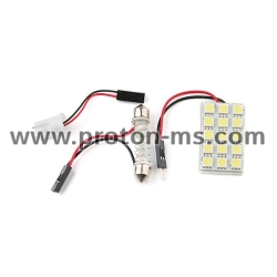 Diode panel for plated 5x3 SMD LED, white