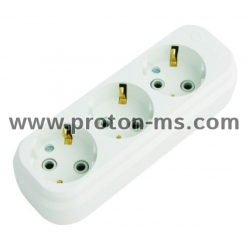 3-socket splitter without cable