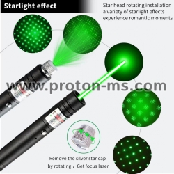 Laser Pointer with 2 Colors: Green &amp; Red