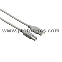 Cable HAMA 29100 USB-A Plug - USB-B Plug, 3 m, Standart