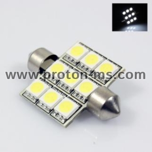 Diode Bulb 9 SMD LED, white