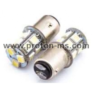 Diode bulbs with 13 diodes with white double light, Set of 2 pcs.
