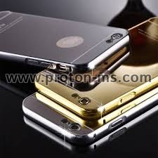 iPhone 7 / 8 Plus Luxury Mirror Case Aluminum Metal Frame Plating Back Cover Phone Cases