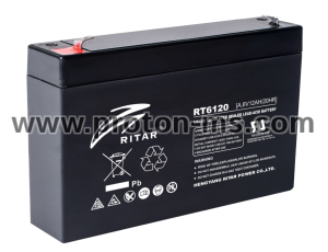 Sunlight 12Ah 6V Rechargeable Accumulator Battery