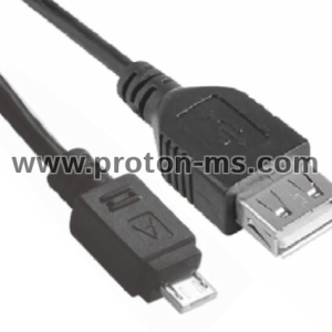 Micro USB to Female USB cable, 30cm