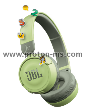 Bluetooth слушалки в вграден микрофон за ДЕЦА  JBL JR310BT RED, BLUE, GRN