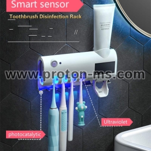 Innovative toothpaste dispenser + Brush holder