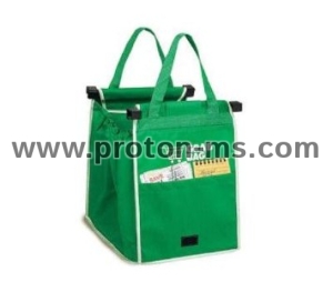 Grab Bag Clip-to-Cart Shopping Bag, Set of 2 Bags