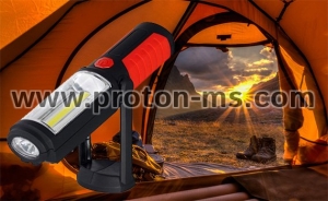 Strong Camping Lantern Powerful Spotlight CREE LED Magnets Hook