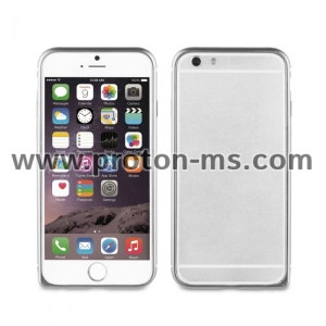 Muvit Aluminum Bumper for iPhone 6, Silver MUBKC0834