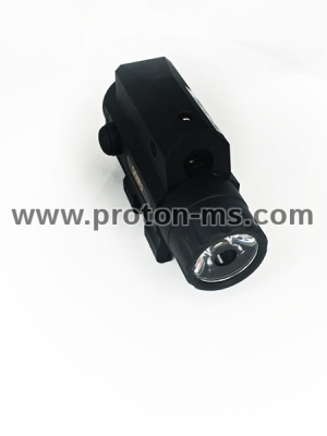 GOMU 2 in 1 Tactical Flashlight and Green Laser Light Sight