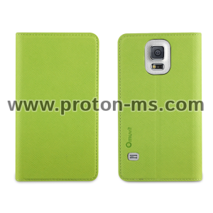 Muvit Samsung Galaxy S5 Green Leather Phone Case