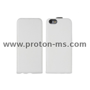 Muvit Leather Case with Display Protector for iPhone 6 MUSLI0559, White