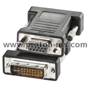 DVI M (24 Pin) to VGA F Adapter