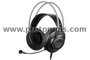 Headphones A4TECH FH200U, Stereo, USB, Black