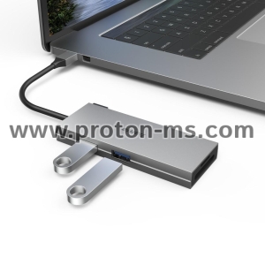 Hama USB-C Hub, Multiport, 6 Ports, 2 x USB-A, USB-C, HDMI, SD, microSD