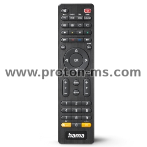 Hama Universal TV Remote Control, Infra-red, for 8 Devices, with App Button