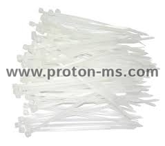 Cable Ties 2.5mm x 200mm, White