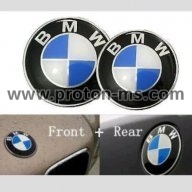 BMW Emblem Badge white-blue, 73mm