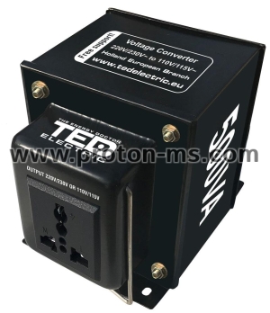 TED ELECTRIC voltage converter  220V / 110V  Up / Down  500VA  TED003676