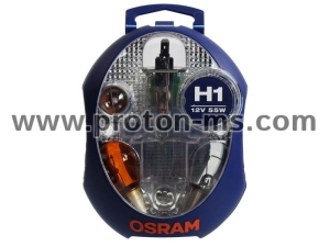 Spare kit Osram H1 bulbs 12V