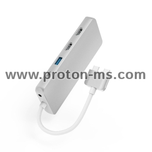 Hama USB-C Hub, "Connect2Mac", Multiport for Apple MacBook Air & Pro, 12 ports