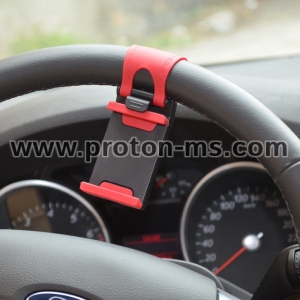 Car Steeling Wheel Phone Socket Holder