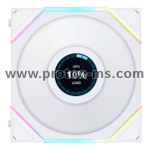 3 Fan Pack Lian Li UNI FAN TL Reverse LCD 120mm - White