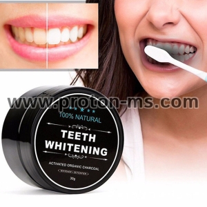 Teeth Whitening Powder Organic Charcoal Bamboo Natural Tooth Oral Care