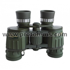 Hunting Binocular with wide lenses and PORRO Prizma MILITARY MARINE 8x42