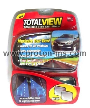 Total View Adjustable Blind Spot Mirror
